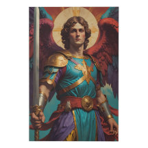St Michael Aartsengel Katholieke Canvas Art Print