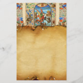 ST. MICHAEL ARCHANGEL EN DRAGON Vlaams Miniatuur Briefpapier (Voorkant)