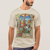 ST. MICHAEL ARCHANGEL EN DRAGON Vlaams Miniatuur T-shirt (Voorkant)