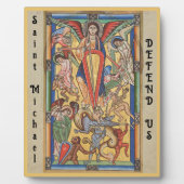 St Michael Archangel Fotoplaat (Voorkant)