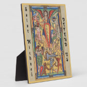 St Michael Archangel Fotoplaat (Zijkant)