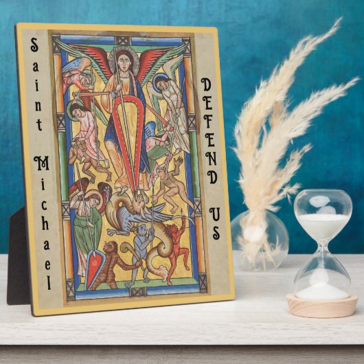 St Michael Archangel Fotoplaat (Zijkant)