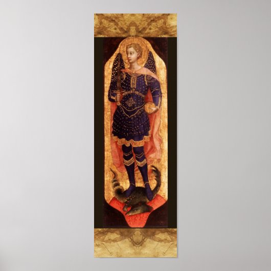 St. MICHAEL ARCHANGEL MET DEVIL Poster (Voorkant)