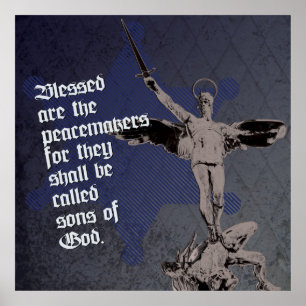 St. Michael Archangel Poster - Sheriff Star Plaats