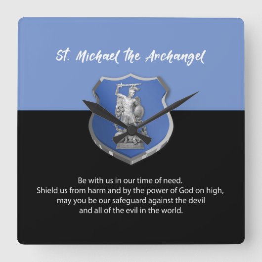 St. Michael Archangel Prayer Thinking van u Vierkante Klok (Voorkant)