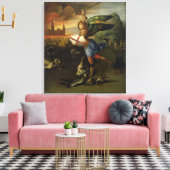 St. Michael, c.1503-05 Canvas Afdruk (Insitu (Woonkamer))