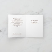 St. Michael de Aartsengel bidt voor ons Kaart (Binnen)