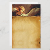 St Michael de Aartsengel, Bruin Perkament Briefpapier (Voorkant / Achterkant)