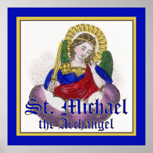 St. Michael de Aartsengel (M 009) Poster
