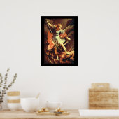 St. Michaël de Aartsengel Poster (Keuken)