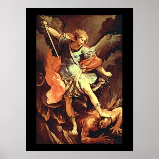 St. Michaël de Aartsengel Poster (Voorkant)