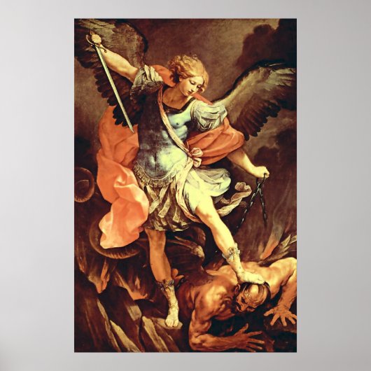 St. Michaël de Aartsengel Poster (Voorkant)