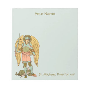 St. Michael de Aartsengel (RLS 12) 5.5"x6" Notitieblok