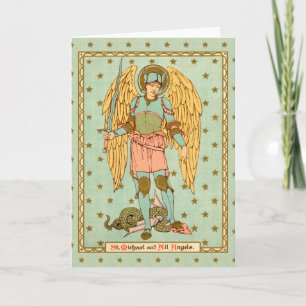 St. Michael de Aartsengel (RLS 12) Lege Groet Kaart