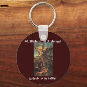 St. Michaël de Aartsengel Sleutelhanger (Voorkant)