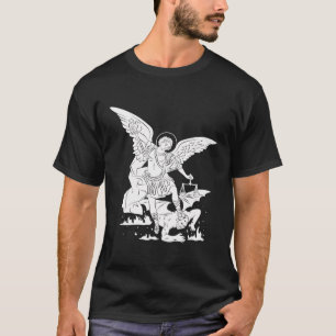 St Michael de aartsengel Spirituele beschermer T-shirt