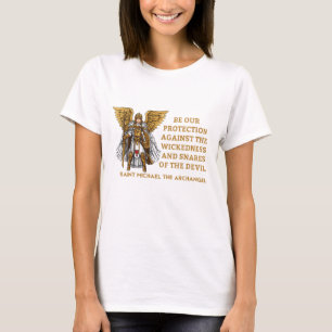 St. Michael de Aartsengel T-shirt Katholiek T-shir
