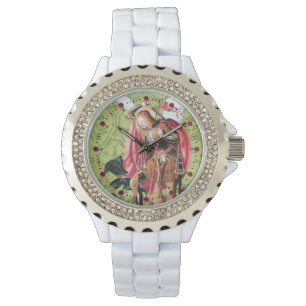 ST. MICHAEL , DRAGON EN JUSTITIE HORLOGE