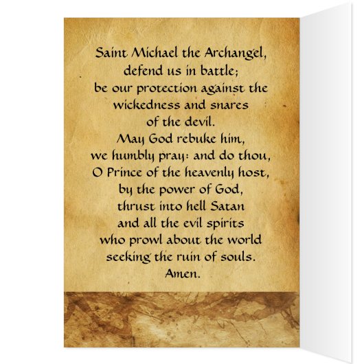 ST. MICHAEL, DRAGON ET PRIÈRE DE JUSTICE (Intérieur (Gauche))