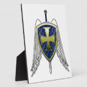 St. Michael - Dragon Scale Shield Fotoplaat (Zijkant)