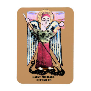 St. Michael en de draak Magneet