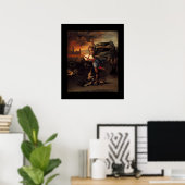 St MICHAEL EN DE DRACEN Poster (Thuiskantoor)