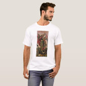 St. Michael en de Dragon T-shirt (Voorkant volledig)