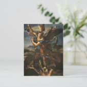 St. Michael en de Satan - Raphael Briefkaart (Staand voorkant)