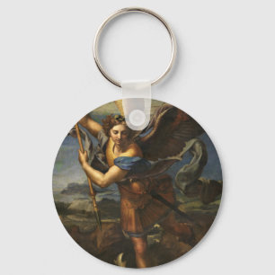 St. Michael en de Satan - Raphael Sleutelhanger