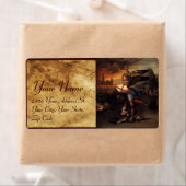 St. Michael en Dragon Etiket (Insitu)