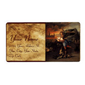 St. Michael en Dragon Etiket (Voorkant)