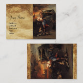 St. Michael en Dragon Visitekaartje (Voorkant / Achterkant)