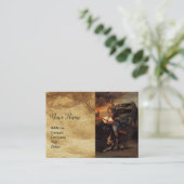 St. Michael en Dragon Visitekaartje (Staand voorkant)