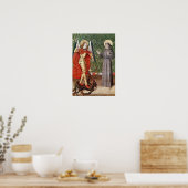 St. Michael en St. Francis of Assisi, c.1480 Poster (Keuken)