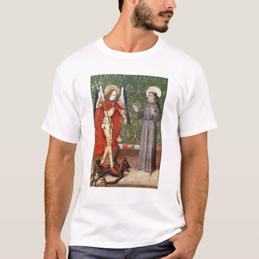 St. Michael en St. Francis of Assisi, c.1480 T-shirt (Voorkant)