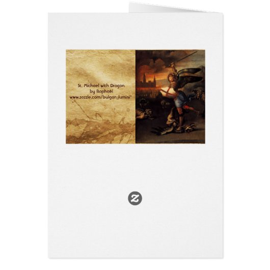 St.Michael et le Dragon (Dos)