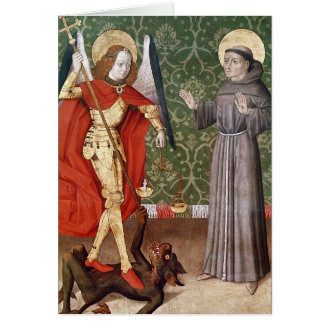 St Michael et St Francis d'Assisi, c.1480 (Devant)