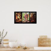 St. MICHAEL HET ARCHANGEL COLLECTIE Poster (Keuken)
