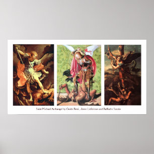 St. MICHAEL HET ARCHANGEL COLLECTIE Poster