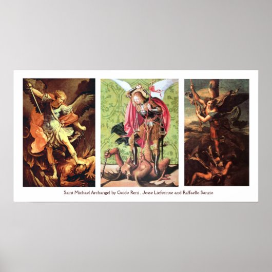 St. MICHAEL HET ARCHANGEL COLLECTIE Poster (Voorkant)