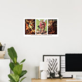 St. MICHAEL HET ARCHANGEL COLLECTIE Poster (Thuiskantoor)