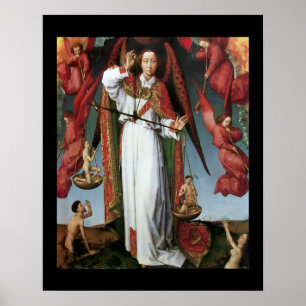 ST. MICHAEL IN HET LAATSTE ARREST POSTER