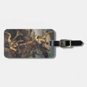 St. Michael Overweldigend the Demon, 1518 Bagagelabel (Voorkant horizontaal)