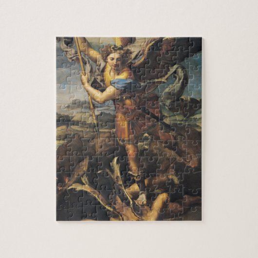 St. Michael Overweldigend the Demon, 1518 Legpuzzel (Verticaal)