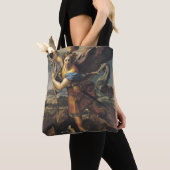 St. Michael Overweldigend the Demon, 1518 Tote Bag (Dichtbij)