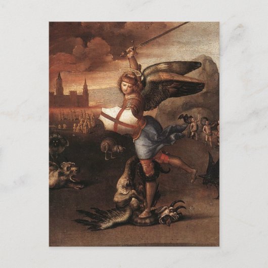 St. Michael par Raphael Carte postale (Devant)