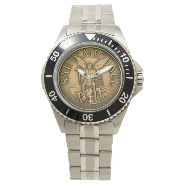 ST MICHAEL PATRON SAINT HORLOGE (Voorkant)