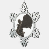 St. Michael Pewter Onrament Tin Sneeuwvlok Ornament (Rechts)