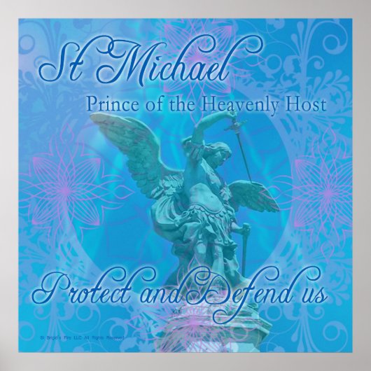 St Michael - Protect and Defend us! poster (Voorkant)