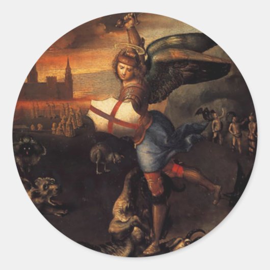 St-Michael sticker (Voorkant)
